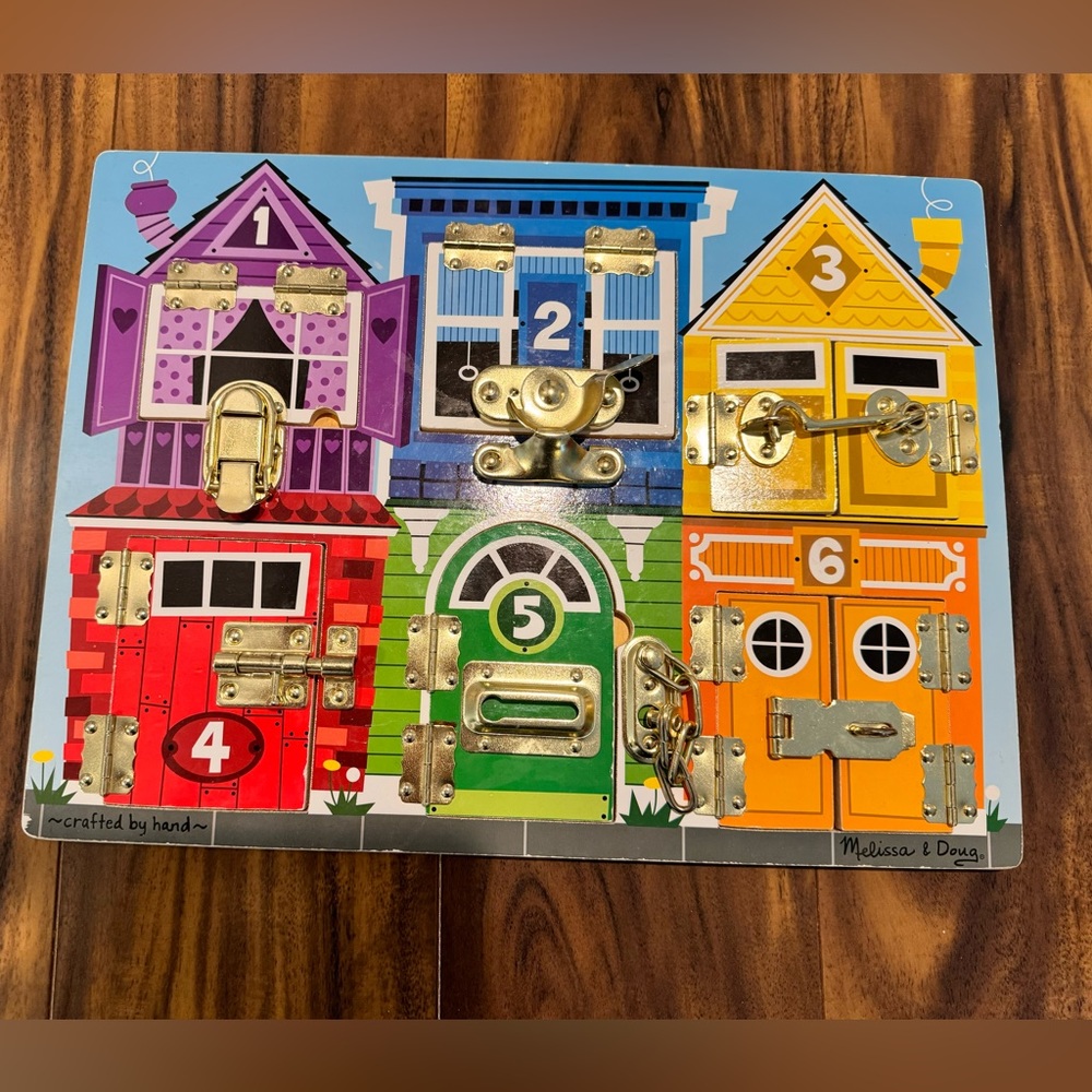 Melissa and Doug latches board